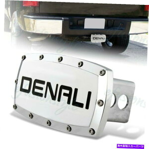 N[Jo[ GMCfiS̃Nt[qb`Jo[vOLbv2 "g[[V[o[ For GMC DENALI LOGO CHROME FRAME Hitch Cover Plug Cap 2" Trailer Tow Receiver