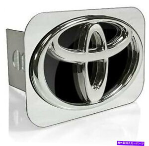 N[Jo[ Au-Tomotive Gold Inc.g^3DSubNCtBNqb`Jo[A Au-Tomotive Gold Inc. Toyota 3D Logo Black Infill Chrome Tow Hitch Cover,