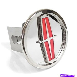 N[Jo[ J[bhSNqb`Jo[vO Lincoln Red Logo Chrome Tow Hitch Cover Plug