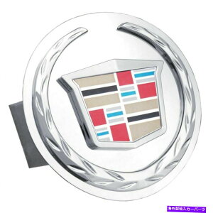 N[Jo[ LfbNNXeX|1.25 "g[[gEqb`Jo[ Cadillac Chrome Stainless Steel 1.25" Trailer Tow Hitch Cover