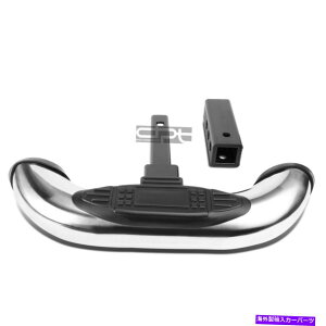 N[Jo[ 1.25 "/2"V[o[NꂽAg[[qb`Jo[Xebvo[K[h 1.25"/2"RECEIVER CHROME POLISHED REAR TRAILER TOWING HITCH COVER STEP BAR GUARD