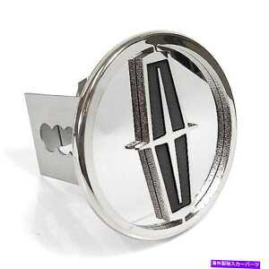 N[Jo[ J[3DSN^qb`Jo[ Lincoln 3D Logo Chrome Metal Tow Hitch Cover