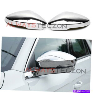 N[Jo[ Chrome Side WingobN~[Jo[VW T-ROC 2017-2020̃gANZT[ Chrome Side Wing Rearview Mirror Cover Trim Accessories for VW T-Roc 2017-2020