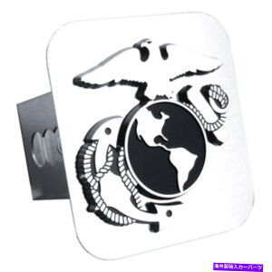 N[Jo[ U.S.M.C. 3DSNXeXX`[2 "NX3qb`Jo[ U.S.M.C. 3D Logo Chrome Stainless Steel 2" Class 3 Tow Hitch Cover