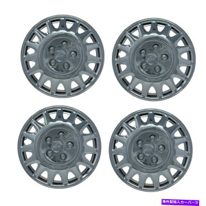 クロームカバー 996ユニバーサルホイールカバーABSホイールスキンセットハブキャップChrome14 '' -4のセット 996 Universal Wheel Cover ABS Wheel Skins Set Hub Caps Chrome 14'' - Set of 4