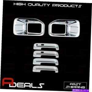 �N���[���J�o�[ Chrome�J�o�[2015-2016 Ford Combo F-150 2�t�����g�t�H�O�����v/���C�g4�h�A�n���h�� Chrome Covers 2015-2016 FORD Combo F-150 2 FRONT Fog Lamp/Lights 4 Door Handles�y���s�A���i�z