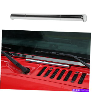 N[Jo[ tgtgKXqWW[vO[JK 07-17Np̃GNXeAANZT[ Front Windshield Hinge Trim Exterior Accessory for Jeep Wrangler JK 07-17 Chrome