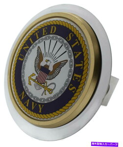 N[Jo[ čCRNNXIIg[[1.25 "g[[qb`vOJo[V[o[ U.S. Navy Chrome Class II Trailer 1.25" Trailer Tow Hitch Plug Cover Receiver