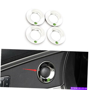 �N���[���J�o�[ �����J�[��MKC 2015-2019�N�����X�`�[���C���i�[�h�A�z�[�������O�J�o�[�g����4PCS�ɓK���Ă��܂� Fit For Lincoln MKC 2015-2019 Chrome Steel Inner Door Horn Ring Cover Trim 4PCS�y���s�A���i�z
