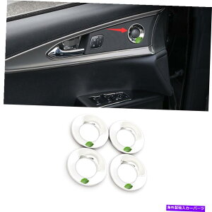 �N���[���J�o�[ �����J�[��MKZ 2014-20�N�����X�`�[���C���i�[�h�A�z�[���t���[���J�o�[�g����4PCS�ɓK���Ă��܂� Fit For Lincoln MKZ 2014-20 Chrome Steel Inner Door Horn Frame Cover Trim 4PCS�y���s�A���i�z