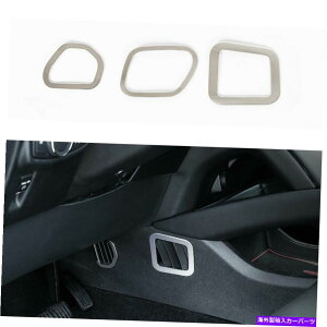 �N���[���J�o�[ Lincoln Nautilus MKX 2015-2021 Chrome Lower Air Autlet Vent Cover Trim 3PCS�p For Lincoln Nautilus MKX 2015-2021 Chrome Lower Air Outlet Vent Cover Trim 3PCS�y���s�A���i�z