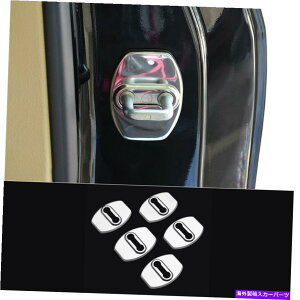 �N���[���J�o�[ 2010-2021�g���^4�����i�[�N�����X�`�[���h�A���b�N�ی�J�o�[�g����5PCS For 2010-2021 Toyota 4Runner Chrome Steel Door Lock Protection Cover Trim 5pcs