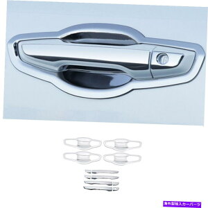 N[Jo[ z_CRV CR-V 17-2021Ԃ̊ÕhAnhJo[g16x̃X`[N Steel Chrome For Honda CRV CR-V 17-2021 Car Outside Door Handle Cover Trim 16X