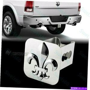 N[Jo[ Chevy Corvette C6 FLUUR-DE-LISXeXqb`Jo[vO-2 "V[o[ For Chevy Corvette C6 Fleur-De-Lis Stainless Hitch Cover Plug - 2" Tow Receiver