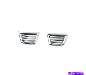 N[Jo[ Jeep Wrangler JK 2011-2017 Chrome LR ACGAAEgbgxgJo[g2PCSɓKĂ܂ Fit For Jeep Wrangler JK 2011-2017 Chrome L&R AC Air Outlet Vent Cover Trim 2pcs