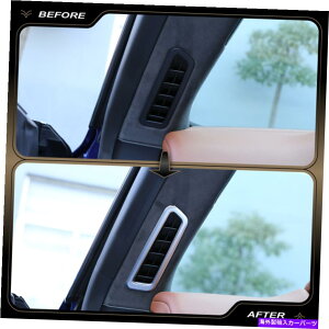 N[Jo[ Levante M161 2016-21pGARGAxgJo[gVo[ For Levante M161 2016-21 A Pillar Air Conditioning Air Vent Cover Trim Silver