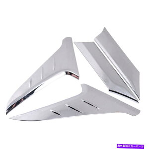 N[Jo[ tBbgq_CRi18-2019 4PCSNAEBhEX|C[gCAOJo[g Fits Hyundai Kona 18-2019 4pcs Chrome Rear Window Spoiler Triangle Cover Trim