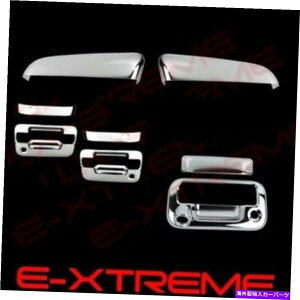 �N���[���J�o�[ 09-14��Ford F150 Chrome Mirror+2�h�A�n���h���t��2�h�A�n���h��w/pskh+�e�[���Q�[�gw/cam�J�o�[ For 09-14 Ford F150 Chrome Mirror+2 Door Handle W/PSKH+Tailgate W/Cam Covers�y���s�A���i�z