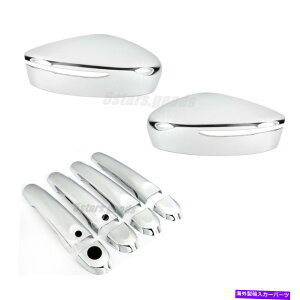 N[Jo[ NTCh~[ +X}[ghAnhJo[17-19Ỹg Chrome Side Mirror + Smart Door Handle Covers Trims For 17-19 Nissan Versa Note