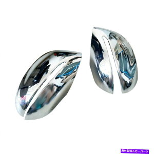 �N���[���J�o�[ �N�����g�����J�o�[�o�b�N�~���[L��R����2PC�r���C�b�N��2016-2020�ɓK���Ă��܂� Chrome Trim Cover Rearview Mirror L&R Decor 2PC Fit For Buick Envision 2016-2020