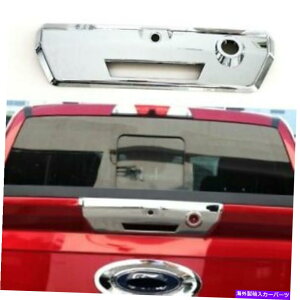 N[Jo[ FIT 2021-2022 FORD F150 21-22̃Jz[tNe[Q[gnhJo[ Chrome Tailgate Handle Cover with Camera Hole for Fit 2021-2022 Ford F150 21-22