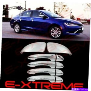 N[Jo[ 15 16 17 17 Chrysler 200t~[+4hAnĥ1X}[gKNJo[ FOR 15 16 17 CHRYSLER 200 FULL MIRROR+4 DOOR HANDLE ONLY 1 SMART K CHROME COVER