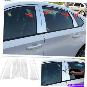 N[Jo[ 8PCS Chrome Pillar Posts Window Door Trim Cover for Honda Accord 2018-2021 8Pcs Chrome Pillar Posts Window Door Trim Cover For Honda Accord 2018-2021