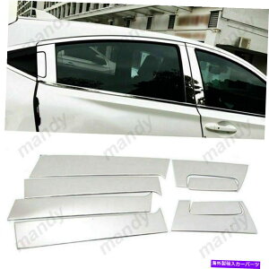 �N���[���J�o�[ 8PCS�N�����E�B���h�E�s���[�|�X�g���[���f�B���O�J�o�[�g�����z���_HRV VEZEL 2014-2020 8Pcs Chrome Window Pillar Post Moulding Cover Trim For Honda HRV Vezel 2014-2020�y���s�A���i�z
