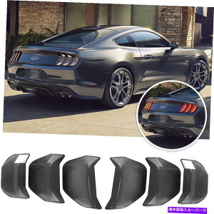 N[Jo[ SMOKE BLACK TAILL LIGHT LAMPJo[K[htH[h}X^O2018+̃gANZT[ Smoke Black Tail Light Lamp Cover Guard Trim Accessories For Ford Mustang 2018+
