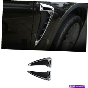 N[Jo[ BMW X5 F15 2014-2017 2018 ABS Chrome Fender Side Air Outlet Cover Trim 2PCS For BMW X5 F15 2014-2017 2018 ABS Chrome Fender Side Air Outlet Cover Trim 2PCS