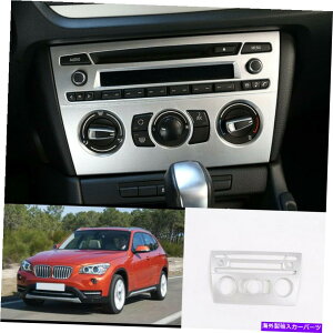 N[Jo[ BMW X1 2010-2015 E84 ABSN[GARXCb`plJo[g1PC For BMW X1 2010-2015 E84 ABS Chrome Air Conditioning switch Panel cover Trim 1pc