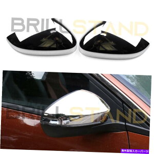 �N���[���J�o�[ �v�W���[3008 5008 2016-2020�N�����̃o�b�N�T�C�h�~���[�L���b�v�J�o�[�g���� Rearview Side Mirror Cap Cover Trim For Peugeot 3008 5008 2016-2020 Chrome