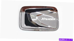 N[Jo[ OHXpander 2018-2019 SUV Chrome+Black Fuel Cap CoverɓKĂ܂ Fit For Mitsubishi Xpander 2018-2019 SUV Chrome+Black Fuel Oil Cap Cover