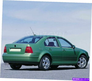 N[Jo[ {̂߂1998-2004T[XeXX`[NEBhEt[gJo[4 PCS FOR Bora 1998-2004 Saloon Stainless Steel CHROME Windows Frame Trim Cover 4 Pcs