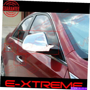 �N���[���J�o�[ 2008-2013�L���f���b�NCTS�t���~���[�J�o�[+�h�A�n���h���N�����R���{�Z�b�g�t�� 2008-2013 CADILLAC CTS Full mirror Cover+Door handles Chrome Combo Set w/o PKH