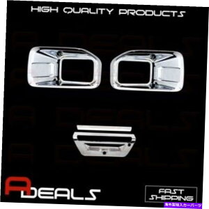 N[Jo[ Chrome15-16 Ford F150tHOv/Cge[Q[gw/JJo[Ă܂ Chrome Covers 15-16 FORD F150 Fog Lamp/Lights Tailgate W/ Camera