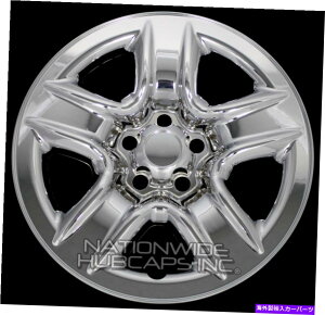 N[Jo[ 1g^RAV4 2006-2012̏ꍇ17 "NzC[XLnuLbvtXLJo[ 1 for Toyota RAV4 2006-2012 17" Chrome Wheel Skins Hub Caps Full Rim Skin Covers