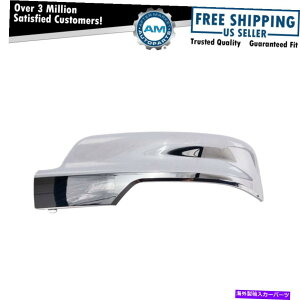 �N���[���J�o�[ �G�N�X�e���A�~���[�L���b�v�J�o�[�^�[���V�O�i���N����LH�h���C�o�[�T�C�h����1500 Exterior Mirror Cap Cover Turn Signal Chrome LH Driver Side for Ram 1500