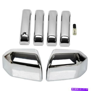 �N���[���J�o�[ Kuafu�g�b�v�n�[�t�~���[�L���b�v�J�o�[���h�A�n���h���J�o�[2015-2020 Ford F150 KUAFU Top Half Mirror Caps Covers & Door Handle Covers For 2015-2020 Ford F150�y���s�A���i�z