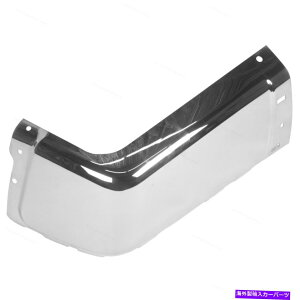 N[Jo[ 2007-2013Vo[hVG1500 2500 3500̃NX`[Aop[GhLbv Chrome Steel Rear Bumper End Cap For 2007-2013 Silverado Sierra 1500 2500 3500