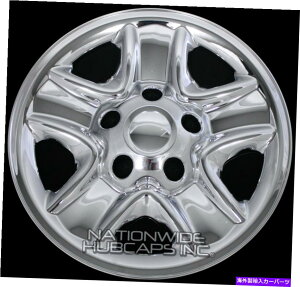 N[Jo[ g^ch̃NzC[XL2007-2020 18 "nuLbvtJo[R18 1 Chrome Wheel Skin for Toyota Tundra 2007-2020 18" Hub Caps Full Rim Covers R18