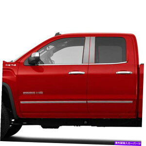 N[Jo[ Chrome Pillar PostJo[2015-16 GMC Sierra 2500gLu4s[X Chrome Pillar Post Covers for 2015-16 GMC Sierra 2500 Extended Cab 4 Pieces