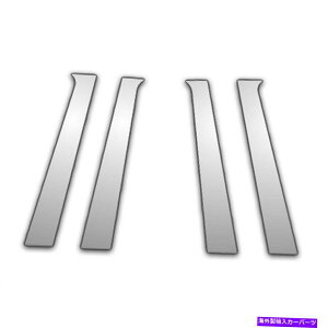 N[Jo[ 2009-20114PC Chrome Pillar|XgJo[Chevy Aveo Sedan 4Pc Chrome Pillar Post Covers for 2009-2011 Chevy Aveo Sedan