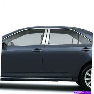 クロームカバー 2012年から2014年のトヨタカムリの4PCステンレス鋼の柱のポストカバー 4pc Stainless Steel Pillar Post Covers for 2012-2014 Toyota Camry