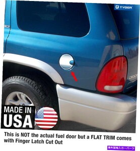 N[Jo[ 98-03_bWfSKXLbvNXeX|RJo[̂߂̃^CK[ TYGER For 98-03 Dodge Durango Gas Cap Chrome Stainless Steel Fuel Cover