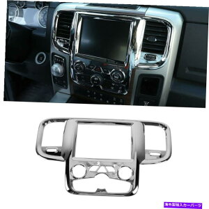 N[Jo[ Dodge Ram 1500 11+Chrome Center Control Navigation Screen TrimANZT[ Chrome Center Control Navigation Screen Trim Accessories For Dodge RAM 1500 11+