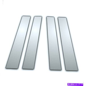 N[Jo[ 08-12 Chevy Malibu4PC Chrome PillarTChJo[ 4Pc Chrome Pillar Side Covers for 08-12 Chevy Malibu