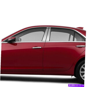 クロームカバー 2014年から2019年のキャデラックCTS(ステンレス鋼4PC)の柱のポストカバー Pillar Post Covers for 2014-2019 Cadillac CTS (Stainless Steel 4pc)