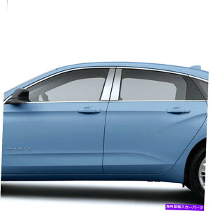 N[Jo[ 2014N2019ÑV{[Cp4PCXeX|̒|XgJo[ 4pc Stainless Steel Pillar Post Covers for 2014-2019 Chevrolet Impala