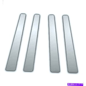 �N���[���J�o�[ 08-13���Y��4PC Chrome Pillar�T�C�h�J�o�[��Versa 4Pc Chrome Pillar Side Covers For 08-13 Nissan Versa�y���s�A���i�z